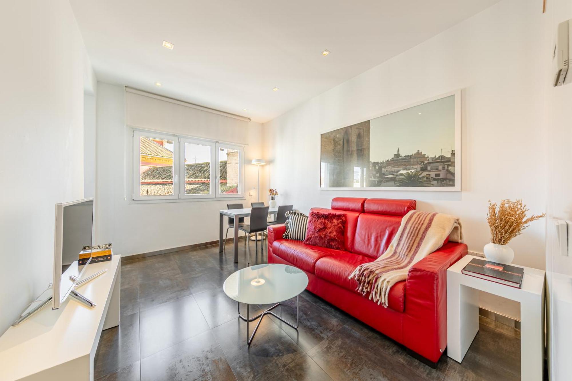 Appartement met 1 Slaapkamer en Slaapbank