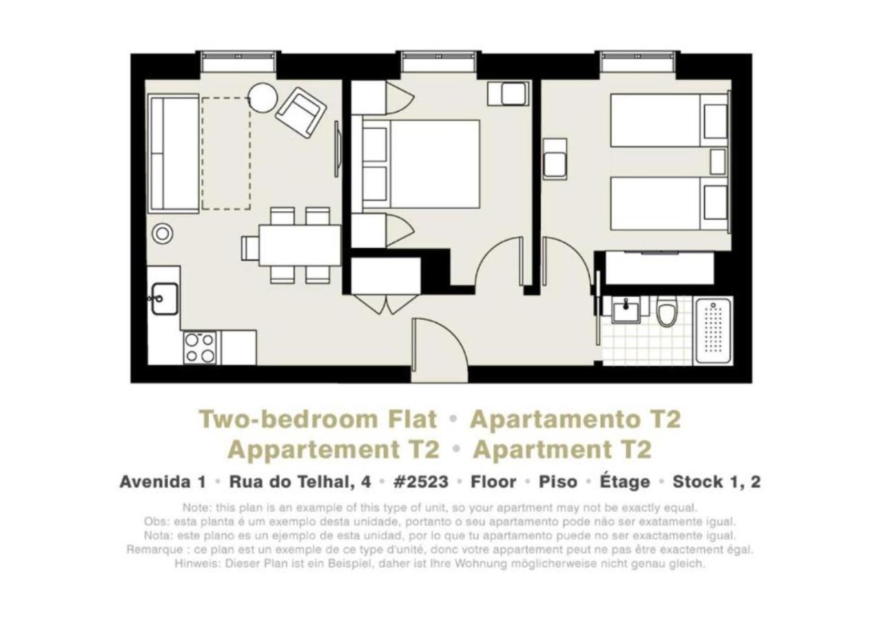 Appartement met 2 slaapkamers