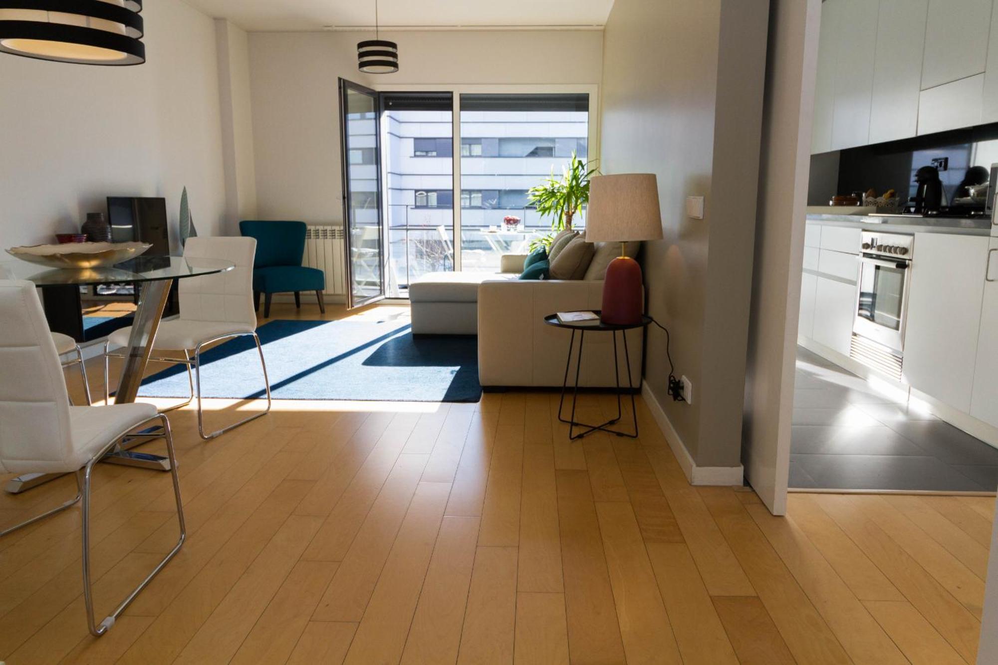 Superior One-Bedroom Apartment Balcony