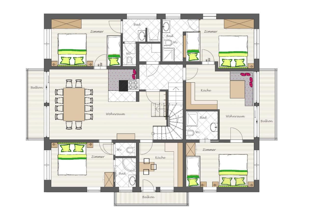 Appartement met 2 slaapkamers
