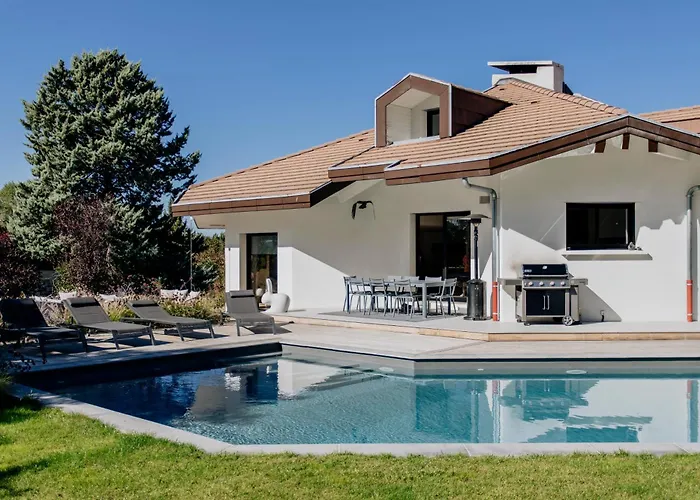 Villa Du Pre Vernet - Piscine, Jardin, Climatisation, Proche Lac
