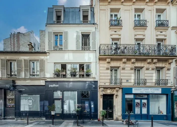 Rooftop garden in Paris