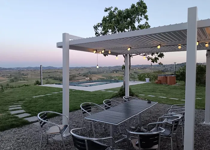 Villa Lux Vista Vigneti Unesco-Piscina E Idromassaggio