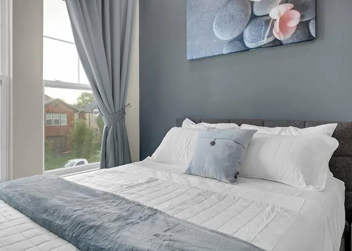 Gray Lux Hse 3Br 3 And Half Ba Medcenter Downtwn Hottub
