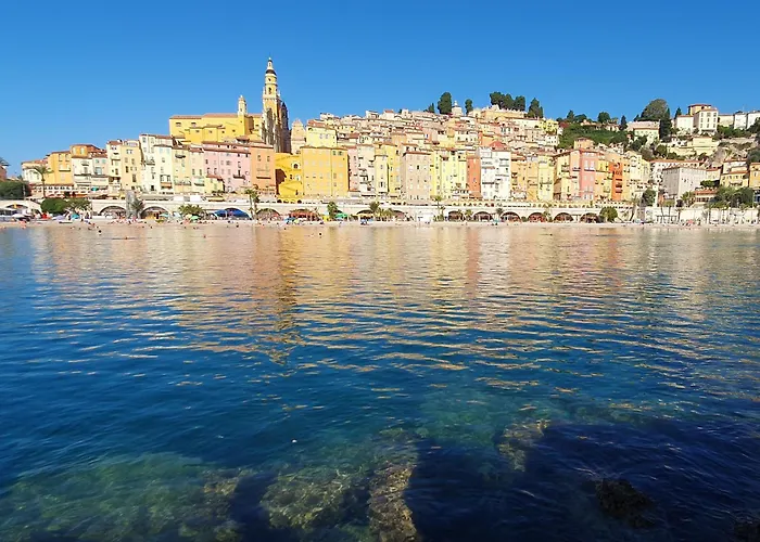 Menton # Monaco - F1 Gp - 4 Persons - Sea View - New - Parking - Clim - Premium - Beach And Sun