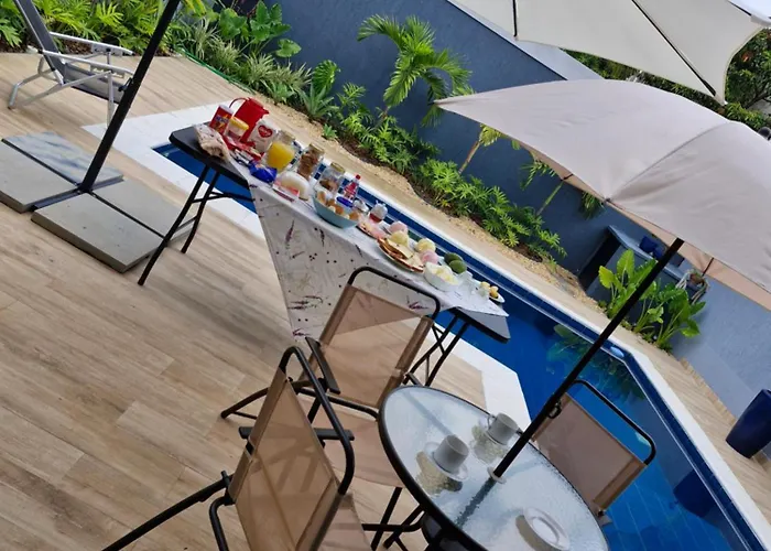 Suite Em Casa Familiar De Luxo Com Piscina Em Itaipu
