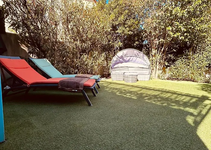 Studio Jardin Privatif 300M De La Plage