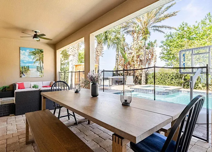 Epic 8Br 8Ba 4K Sq Ft Villa With Movie Theater Private Pool Spa Sauna Hot Tub Firepit Gaming Room And Arcade - 10Mins From Disney Orlando Fl